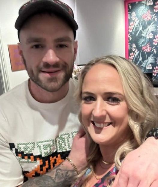 Lizz Adair and Jack Atherton in a photo together.