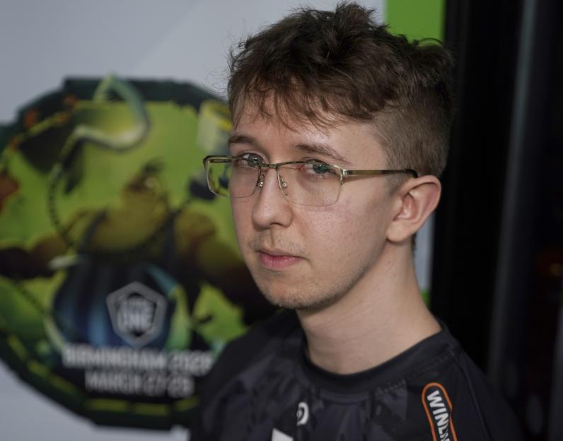 Brit gamer Matthew "Ari" Walker at DreamHack gaming festival.