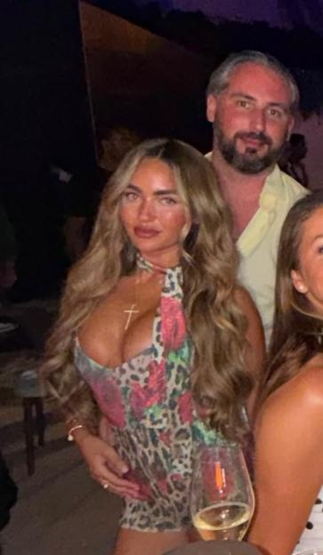 Ferne McCann with Lorri and other guests.