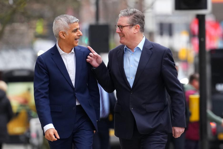 Keir Starmer Makes A Housing Visit With Labour London Mayor Sadiq Khan To Launch His Bid For Re-election