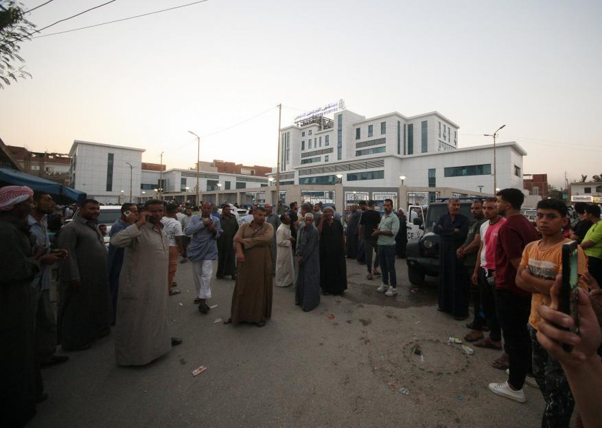 Families gather after deadly road accident in Egypt's Ismailia
