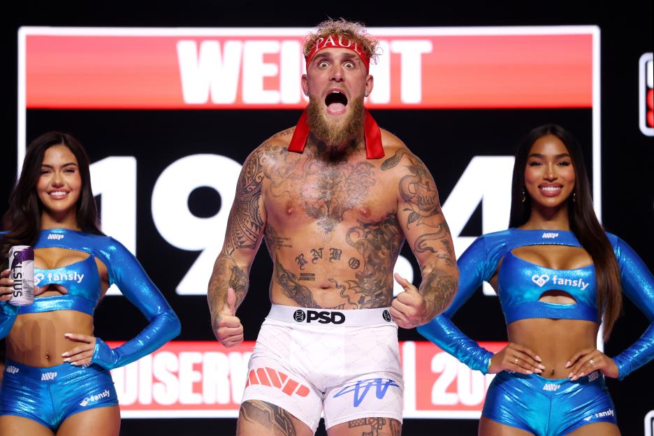 Jake Paul v Julio Cesar Chavez Jr. - Weigh in
