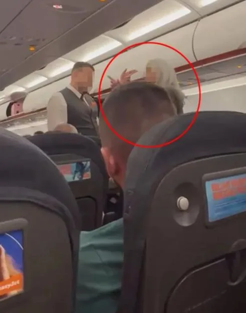 Moment group of Brits are forced off easyJet plane by police after ‘refusing to stop vaping’ on 5-hour flight back to UK