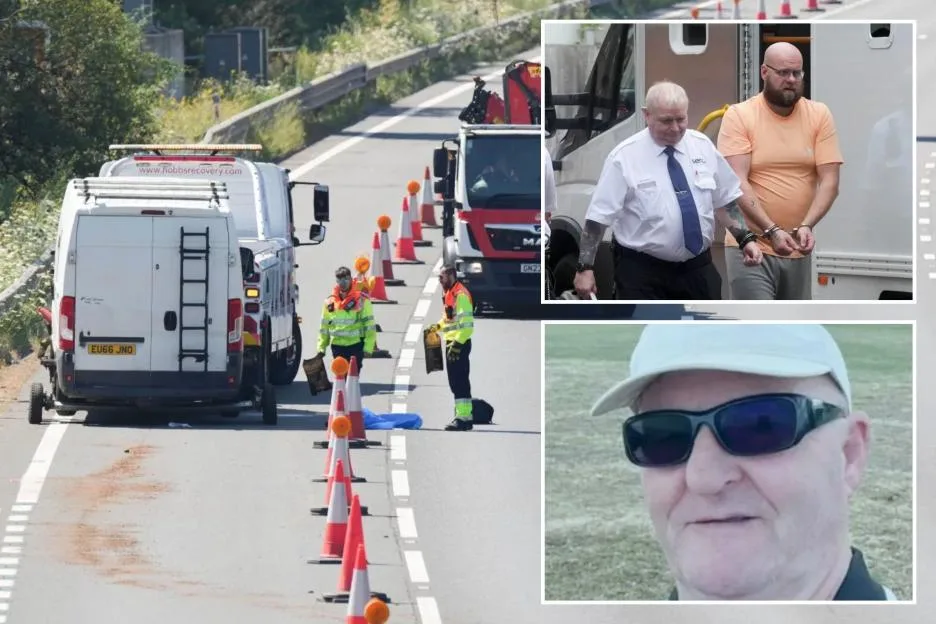 Builder who was ‘too drunk to stand’ killed motorway worker, 65, by smashing into him in coned-off area