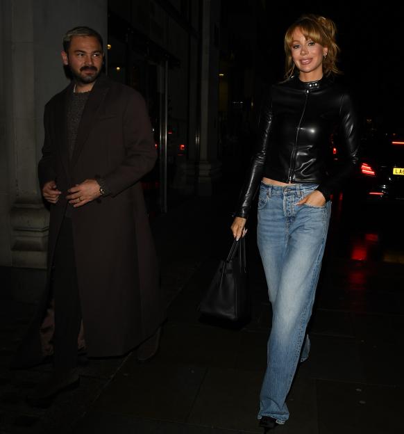 Olivia Attwood and Bradley Dack arriving for the screening of Olivia Attwood’s ‘Getting Filthy Rich’ Series.