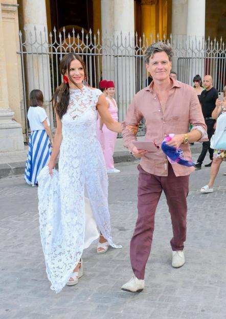 *EXCLUSIVE* WEB MUST CALL FOR PRICING - Sting's daughter Fuschia Sumner marries longtime partner Maximilian Wright in style with a lavish celebration in Sicilys Noto. *PICTURES TAKEN ON 11/07/2025*