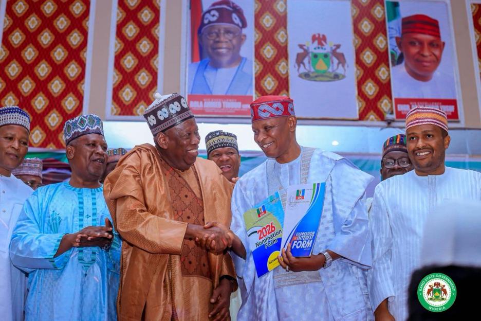Gov. Yusuf, Ganduje, and Others Donate N50 Million for Tinubu's Re-Election Bid Forms