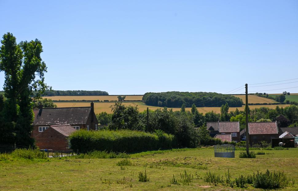 Countryside around Woldgate near Bridlington.