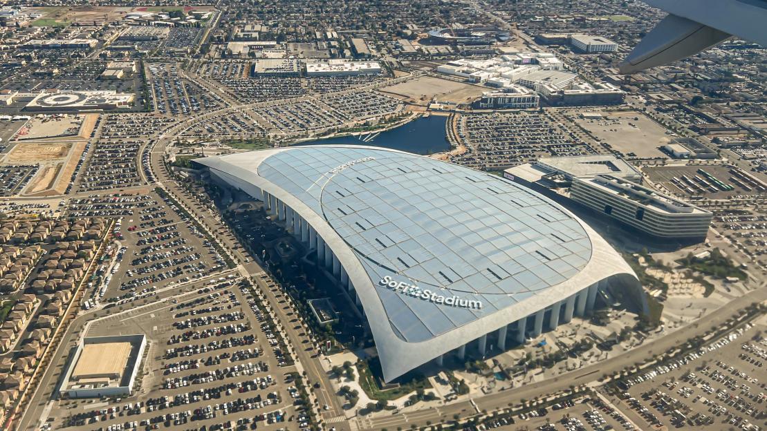 SoFi Stadium in Los Angeles is one of 11 US venues that will host the FIFA World Cup 2026.