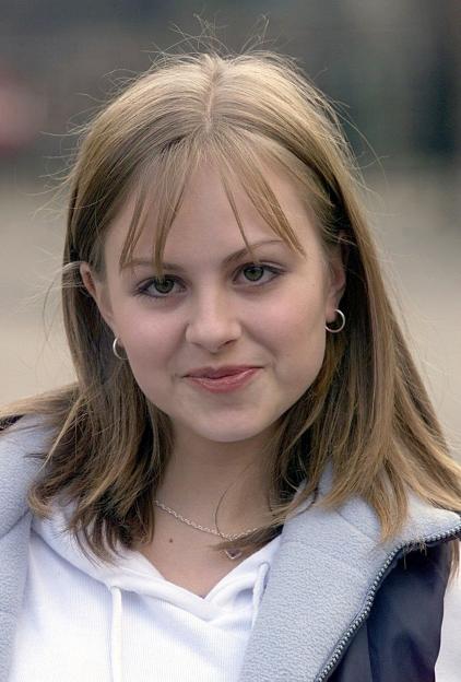 Actress Tina O'Brien as Sarah Louise Platt from Coronation Street.