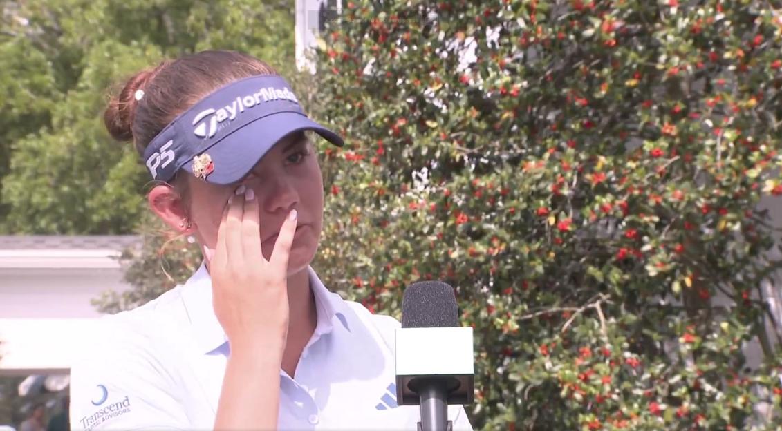 Teen Golf Sensation Asterisk Talley in Tears During Interview After Augusta Struggles, Comforted by Bryson DeChambeau