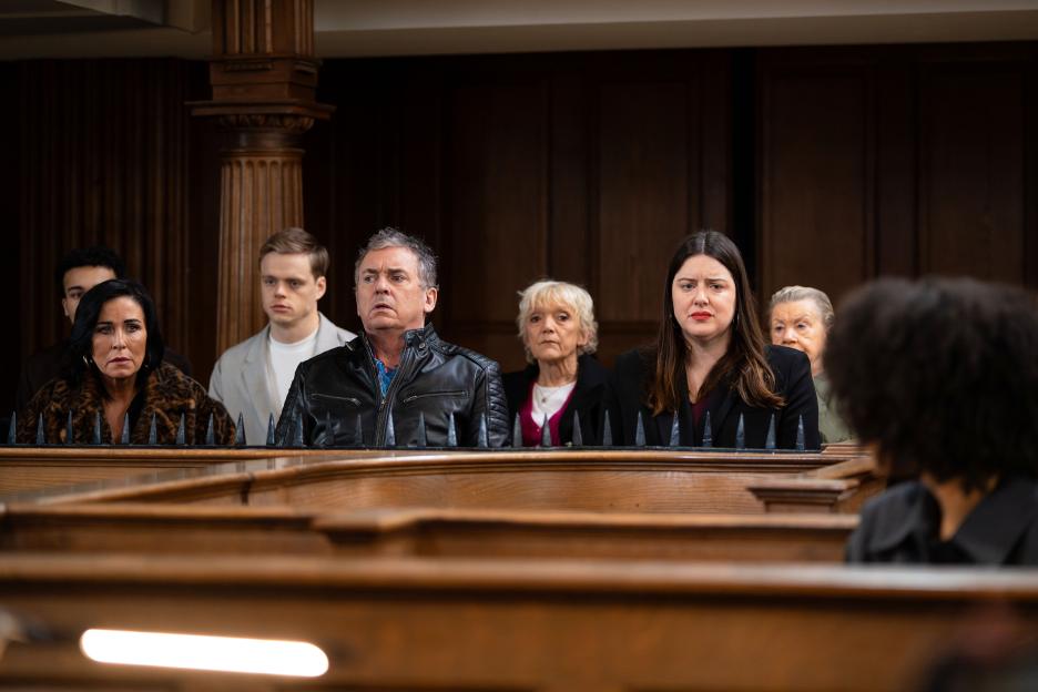 The Slather family and Alfie Moon in court.