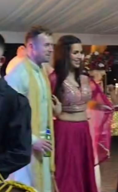 Ekin-Su Cülcüloğlu with DJ Jeevan.