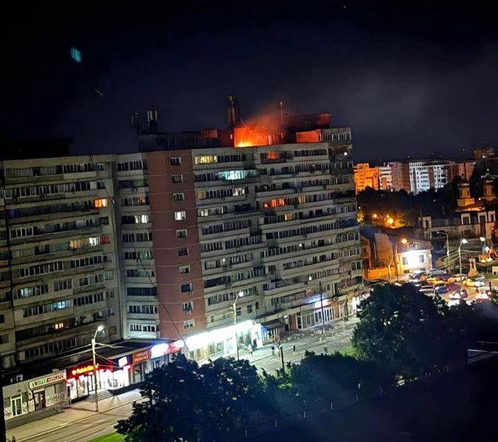Drone strike in Galati