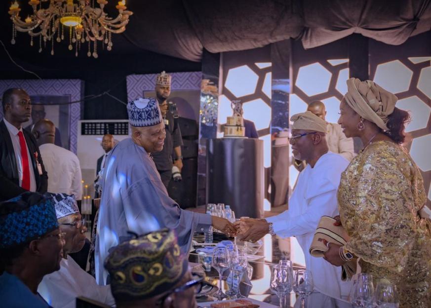 Wike, Saraki, and Shettima Gather in Lagos to Celebrate Fayose's Birthday
