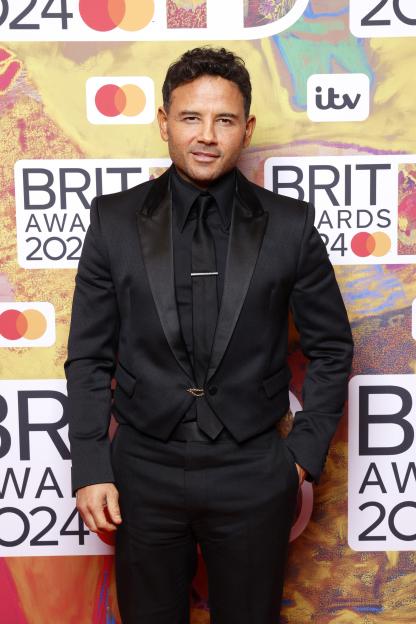 Ryan Thomas on the red carpet at The BRIT Awards 2024.