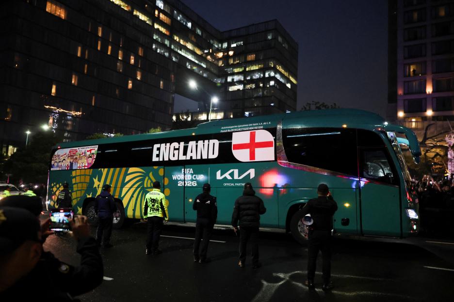 FIFA World Cup 2026 - England Hotel Arrival