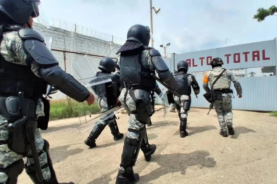 Deadly prison riot kills 10 and leaves 16 injured as inmates open fire during visiting hours in Mexico