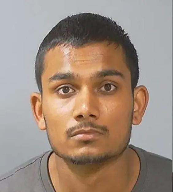 Mugshots of Ramdeen Farooqy and Pankaj Bangarh.