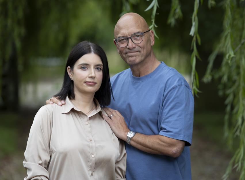Gregg Wallace and his wife Anne-Marie Sterpini.