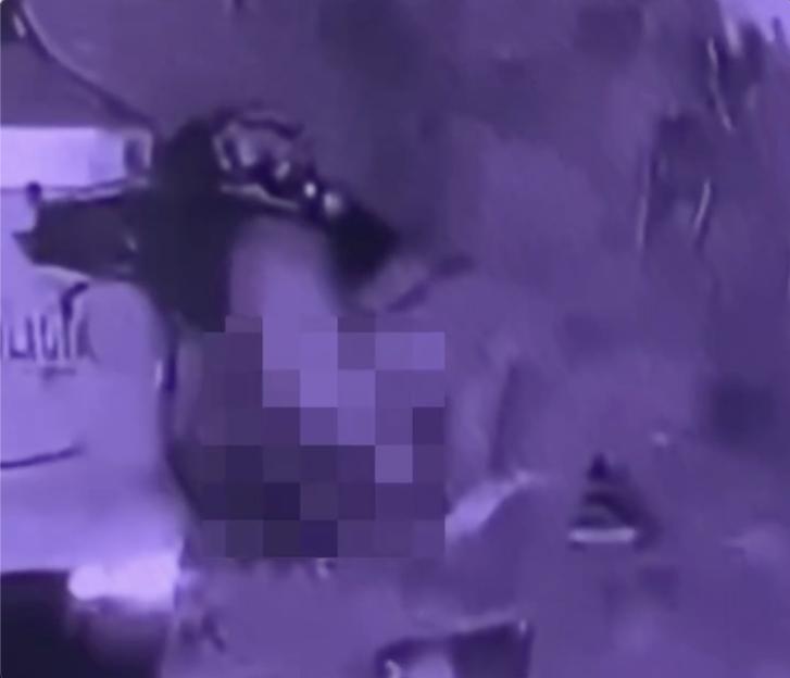 VIDEO: Cop caught romping next to patrol car while on duty