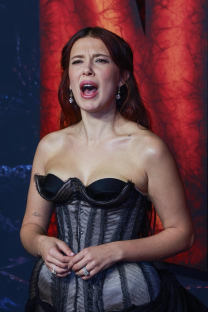 Millie Bobby Brown attending the UK special screening of Stranger Things season 5.