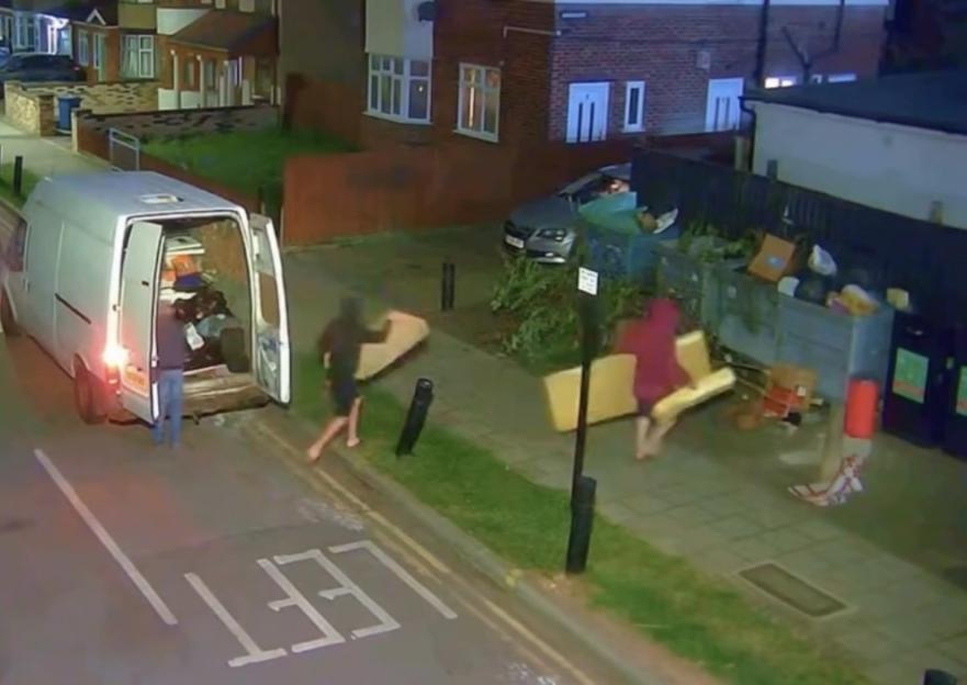 Caught on Camera: Fly-Tippers Dump Rubbish on Street and Face a £2,300 Fine!