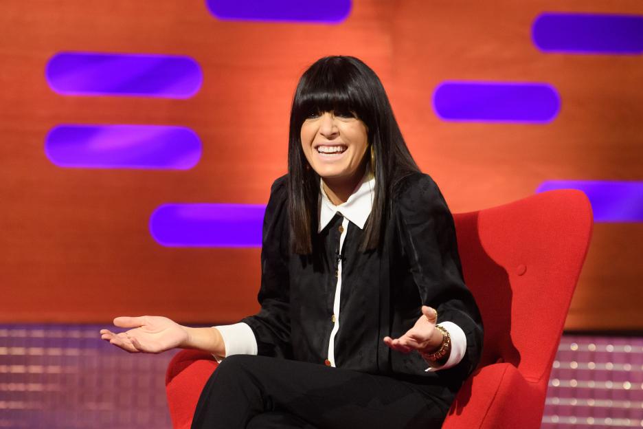 Claudia Winkleman on the set of The Graham Norton Show.