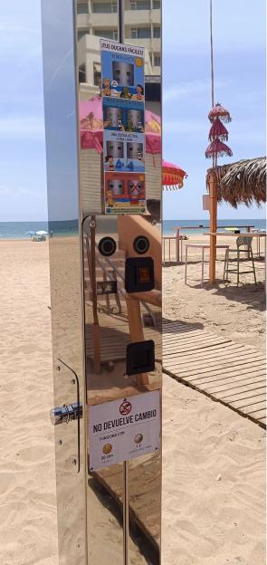 **FULL COPY BY NATALIA PENZA natypenza@gmail.com**.-TEL: +34 659 567 821** .BRITISH tourists face having to pay to wash off the sand after topping up their tans at a popular Costa holiday resort.