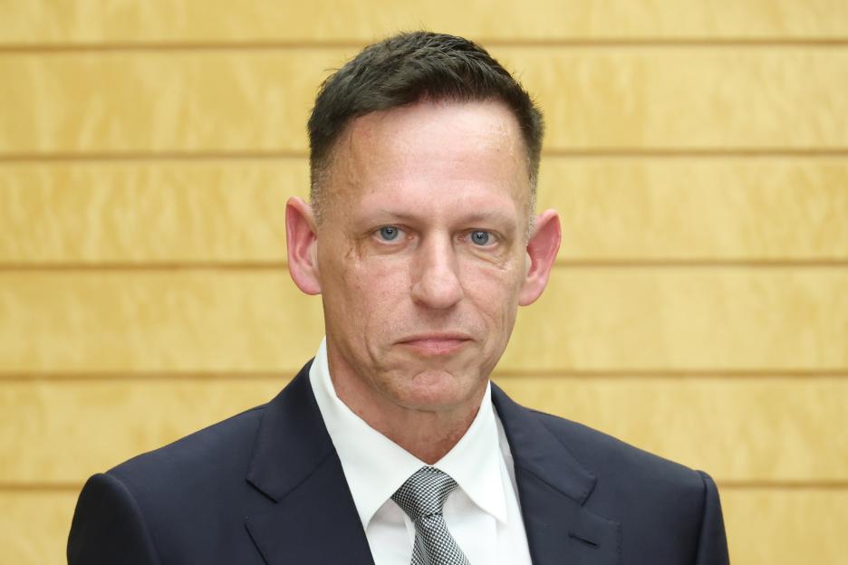 Palantir Technologies Chairman Peter Thiel.