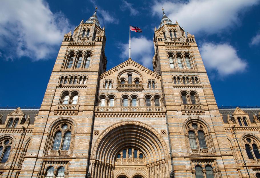The Natural History Museum in London.
