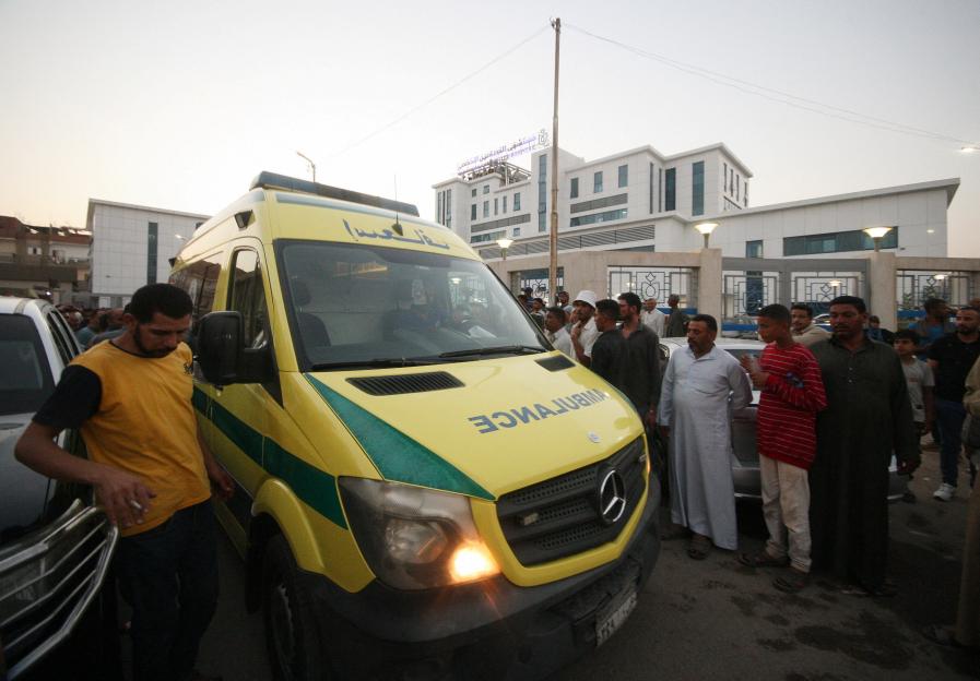 Families gather after deadly road accident in Egypt's Ismailia