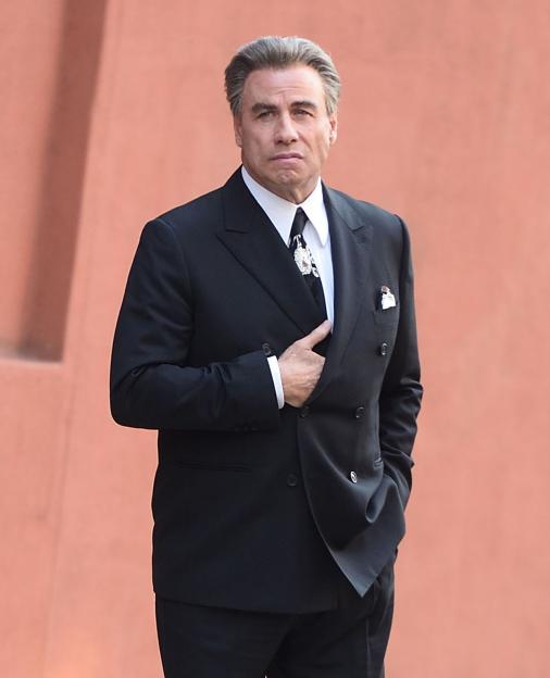John Travolta filming "The Life and Death of John Gotti."