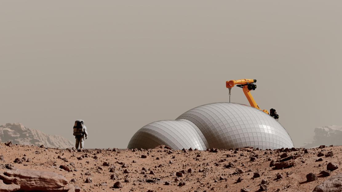 'Revolutionary Origami Mars Base Unfolds with a Simple Pull, No Tools Needed, for Future Human Explorers!'