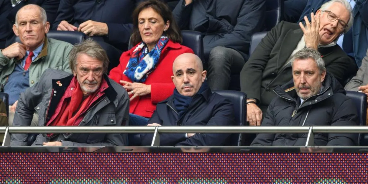 London, UK. 14th Oct, 2026. Manchester United Technical Director Jason Wilcox. *** ** Tottenham Hotspur v Manchester United - Premier League - Tottenham Hotspur Stadium - London. Manchester United owner Sir Jim Ratcliffe, CEO Omar Berrada