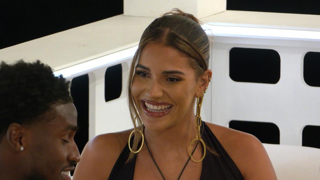 Mica Harris, from Love Island, smiling.