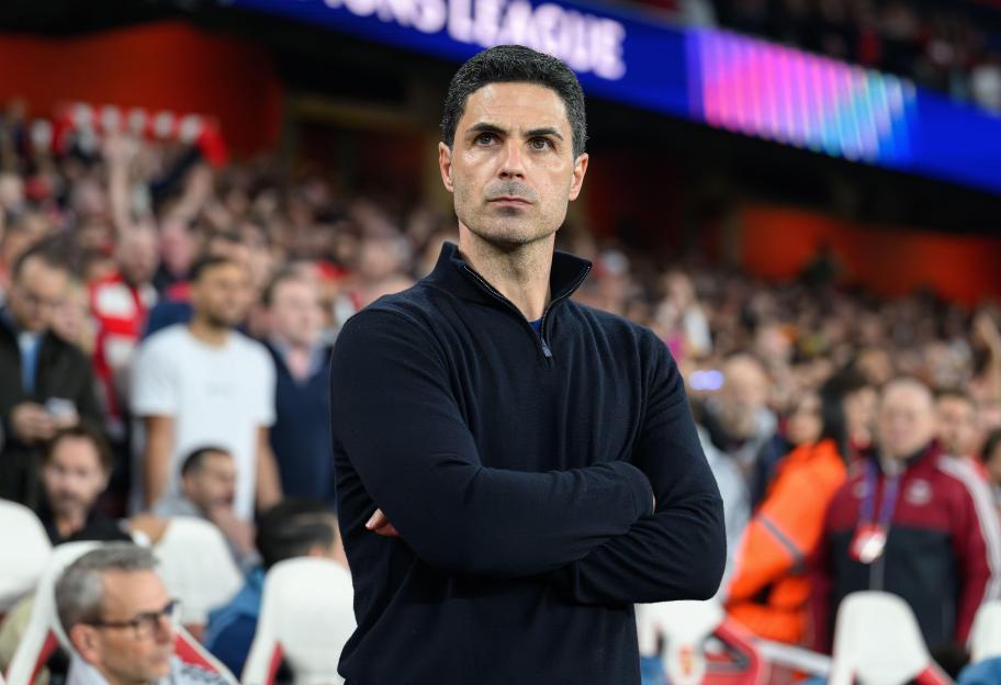 Arsenal Manager Mikel Arteta at Emirates Stadium.