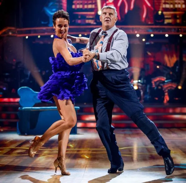 Graeme Hall and Lauren Oakley dancing on Strictly Come Dancing.