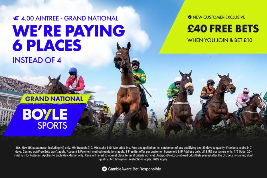 Join BOYLE Sports for the Grand National 2026: Claim £40 in Free Bets and Enjoy Extra Places at Aintree!