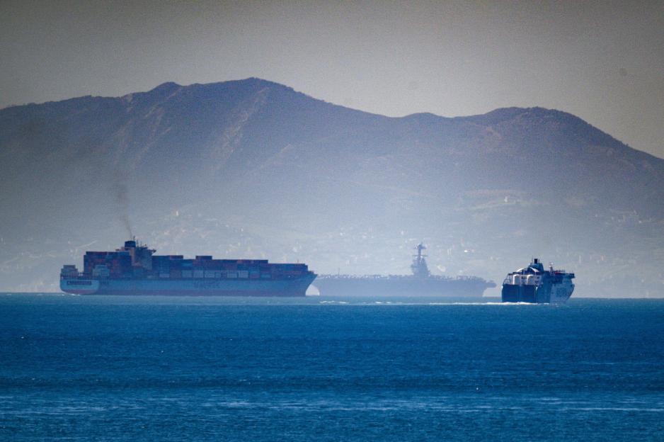 US Navys newest aircraft carrier spotted heading to Middle East