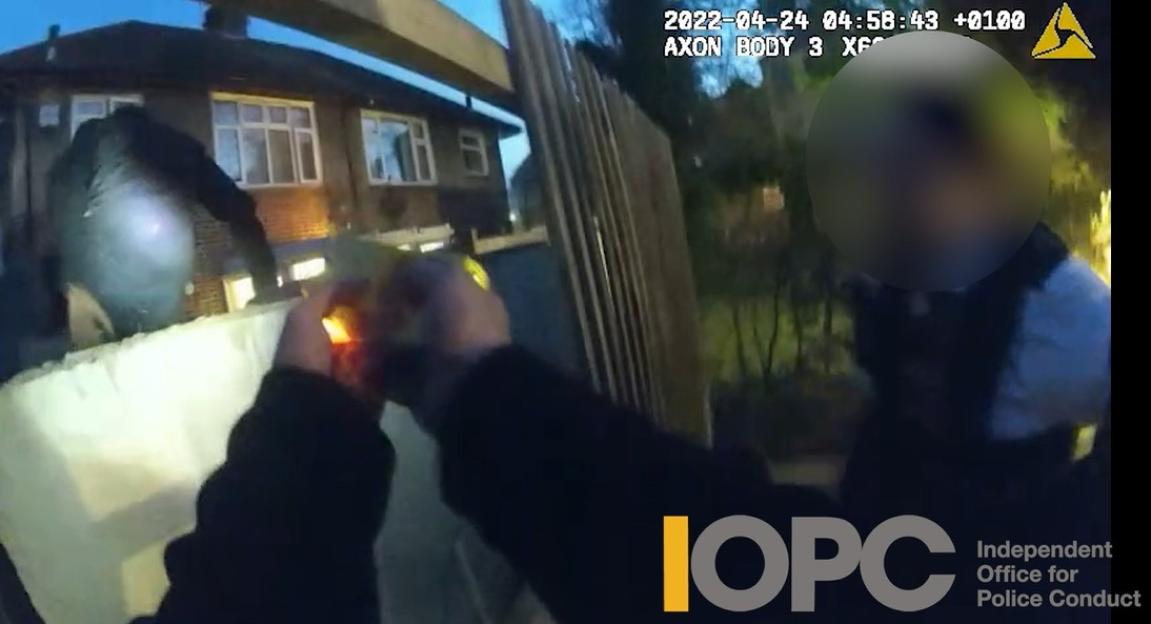 Liam Newman, the police officer involved in the taser incident.