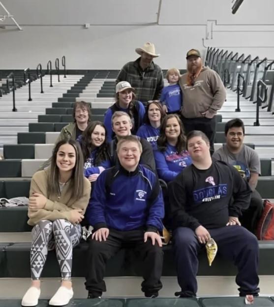 Shannon Pinkerton and Troy with their ten children and adopted children.