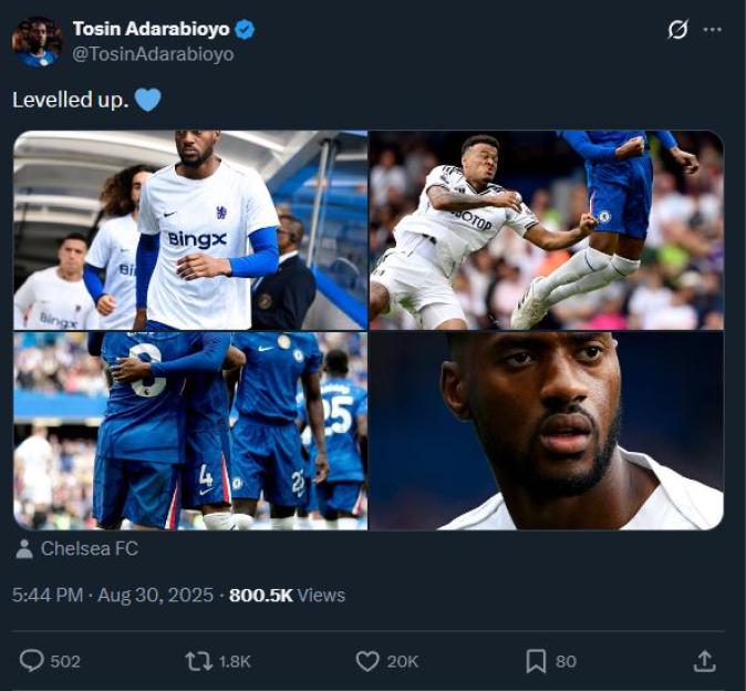 Collage of Tosin Adarabioyo in different football contexts.