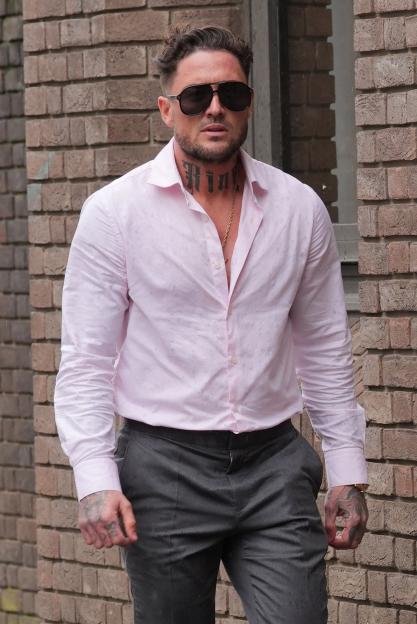 Stephen Bear arrives at Chelmsford Crown Court for a confiscation hearing.