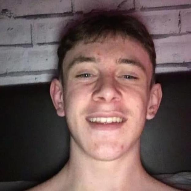 Harrison Simpson smiling.