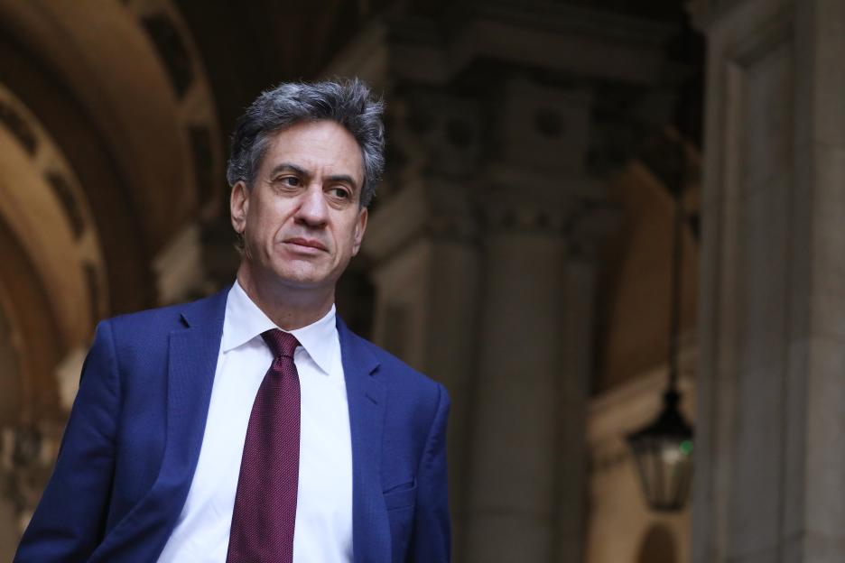 Energy Security and Net Zero Secretary Ed Miliband arriving at Downing Street.