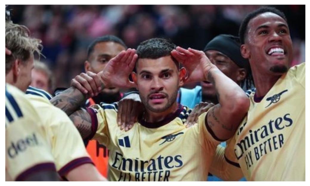 EPL table: Arsenal go top after 2-0 win at Sunderland
