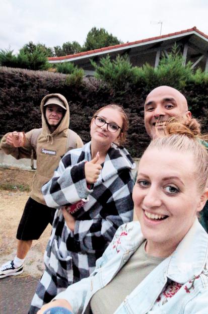 Brit family stuck in France due to wildfires were left sleeping on cardboard boxes