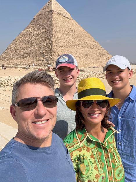 Ben Shephard's Sons Steal the Spotlight as They Tower Over Him During Their Stunning Egypt Getaway!