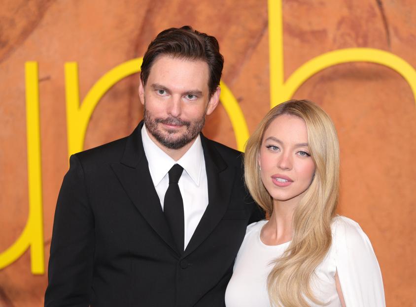 Sam Levinson and Sydney Sweeney at the Los Angeles premiere of HBO's "Euphoria" Season 3.